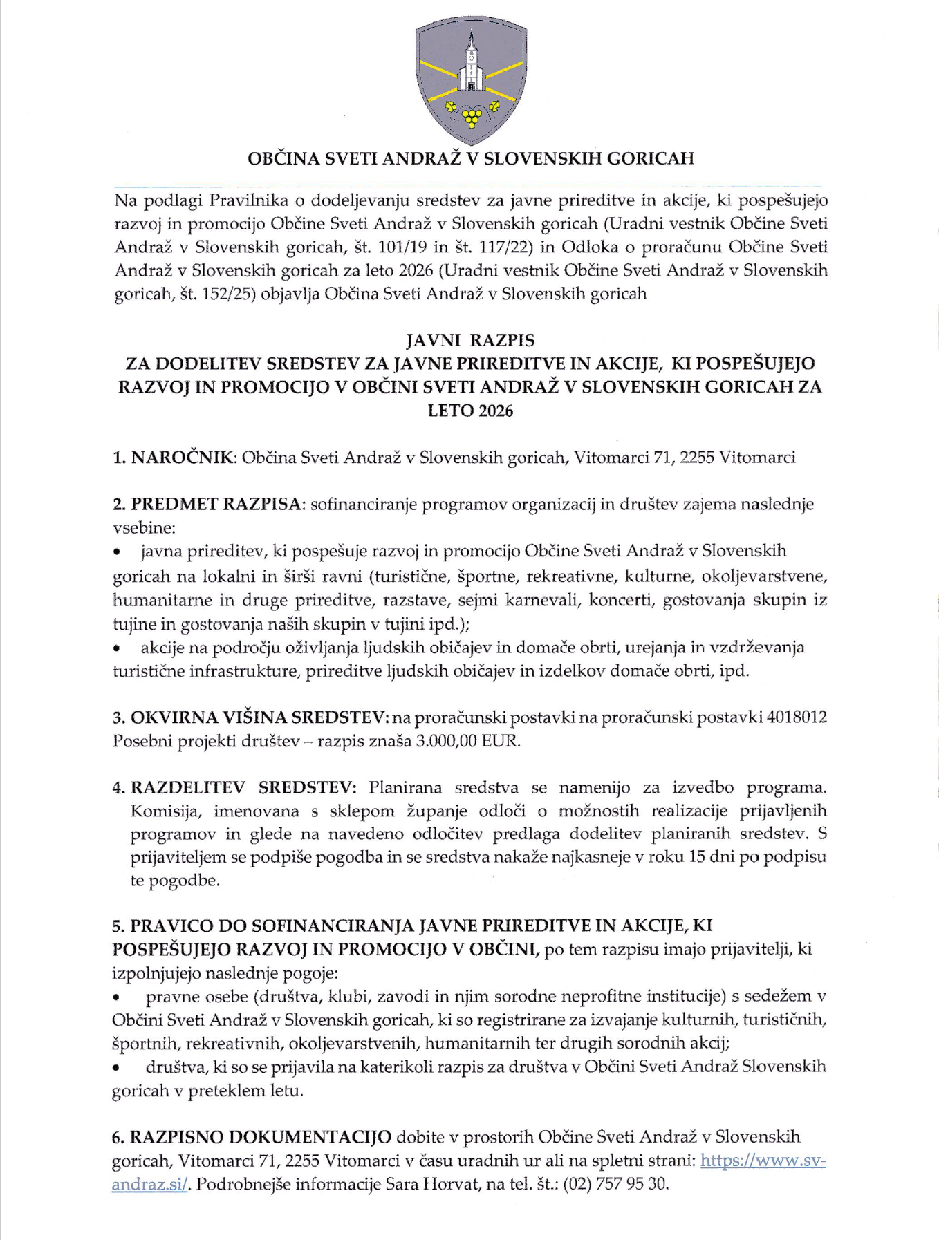 JR - prireditve 2026 - 1del